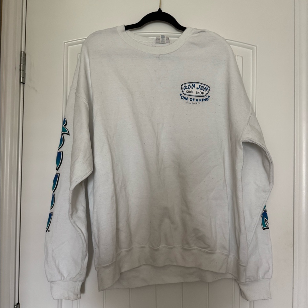 RONJON White Crewneck
